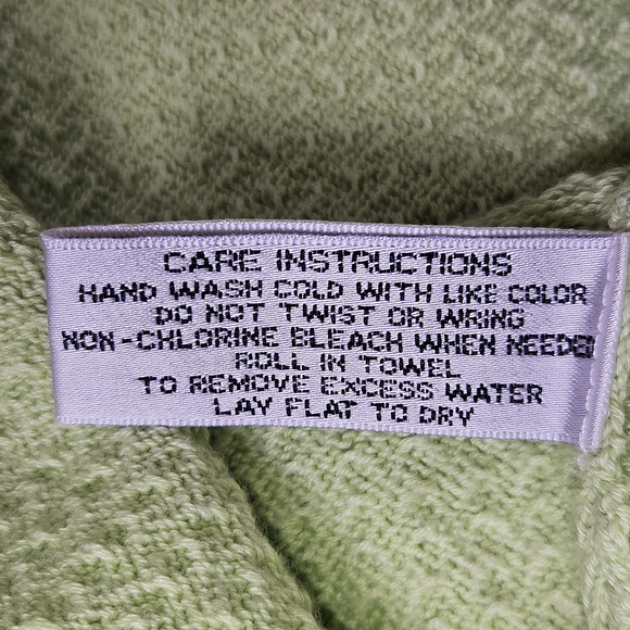 VTG Augusta National Masters Sweater Womens XL Magnolia Lane V-Neck Green Knit - Picture 11 of 14